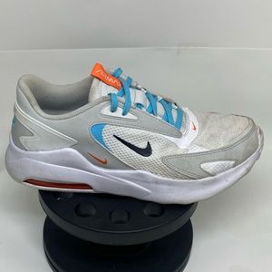 Nike Air Max Bolt Sneakers 9 White/Silver/Blue/Orange CU4151-105